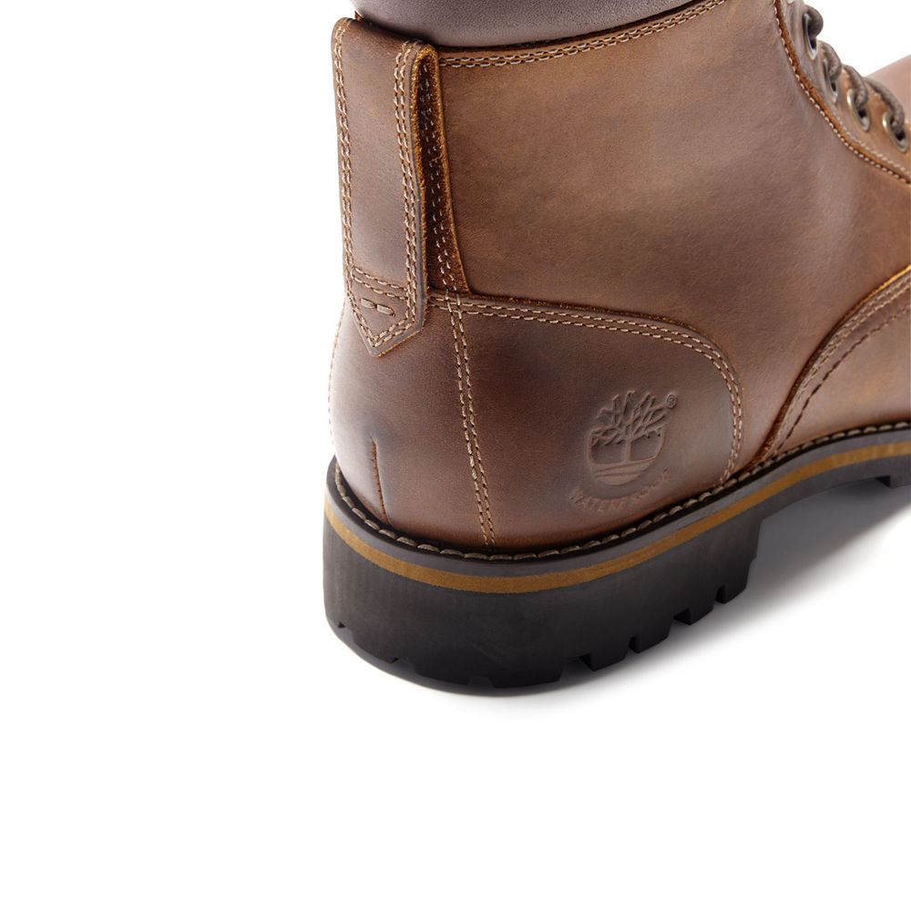 Bototos Timberland Hombre 6-Inch Rugged Waterproof Marrones - Chile IXA-012743